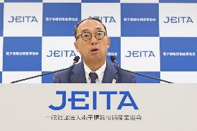 JEITA New President's press conference.